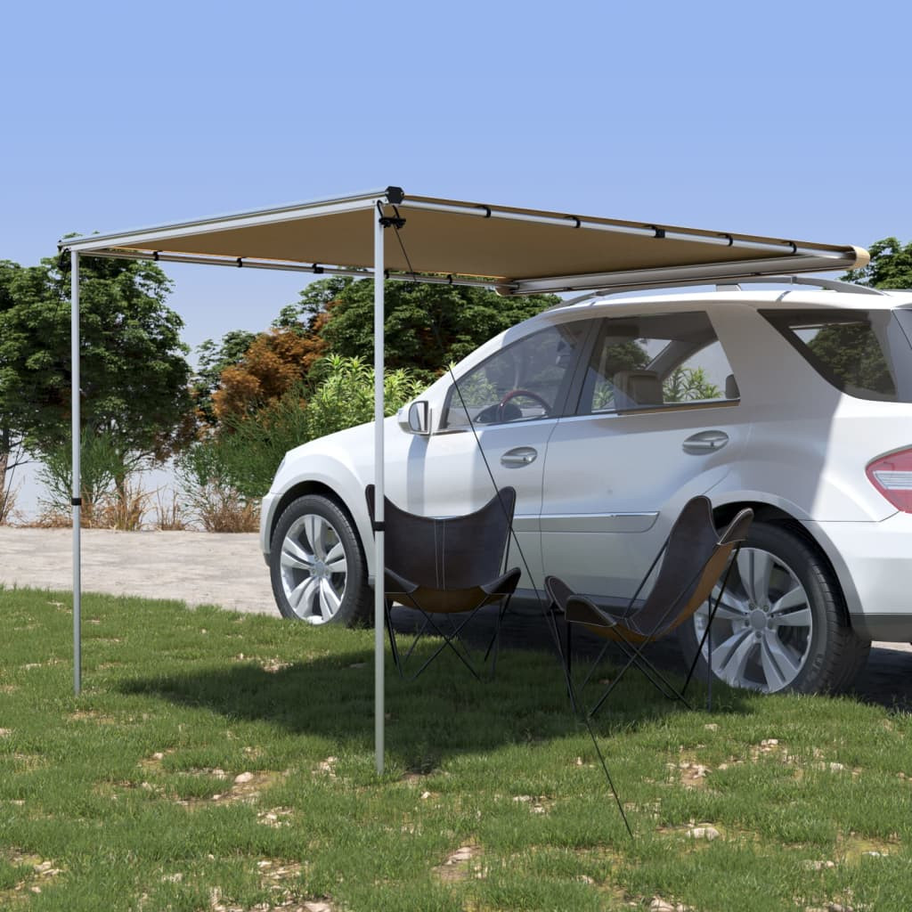 vidaXL Wohnwagen-Markise 2,4x2,5x2,15 m Beige
