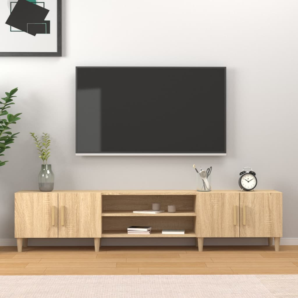 vidaXL TV-Schrank Sonoma-Eiche 180 x 31,5 x 40 cm Holzwerkstoff