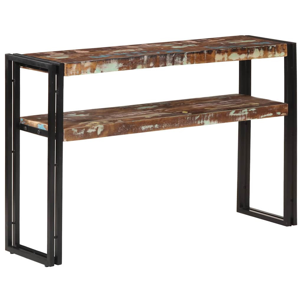 vidaXL Konsolentisch 120x30x75 cm Altholz Massiv
