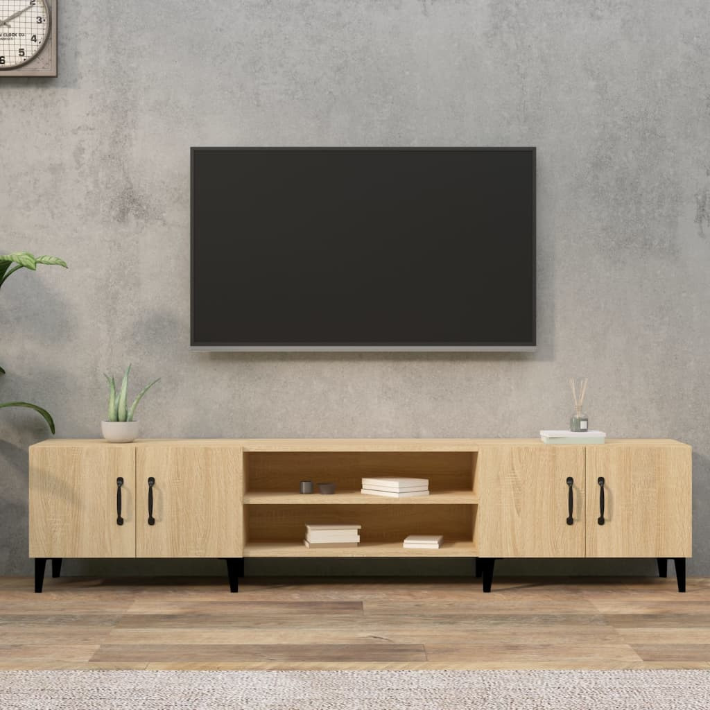 vidaXL TV-Schrank Sonoma-Eiche 180 x 31,5 x 40 cm Holzwerkstoff