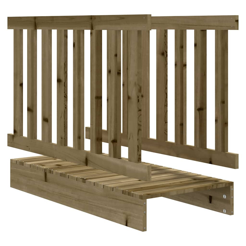 vidaXL Spielbrücke 45x107,5x79 cm Kiefernholz Imprägniert
