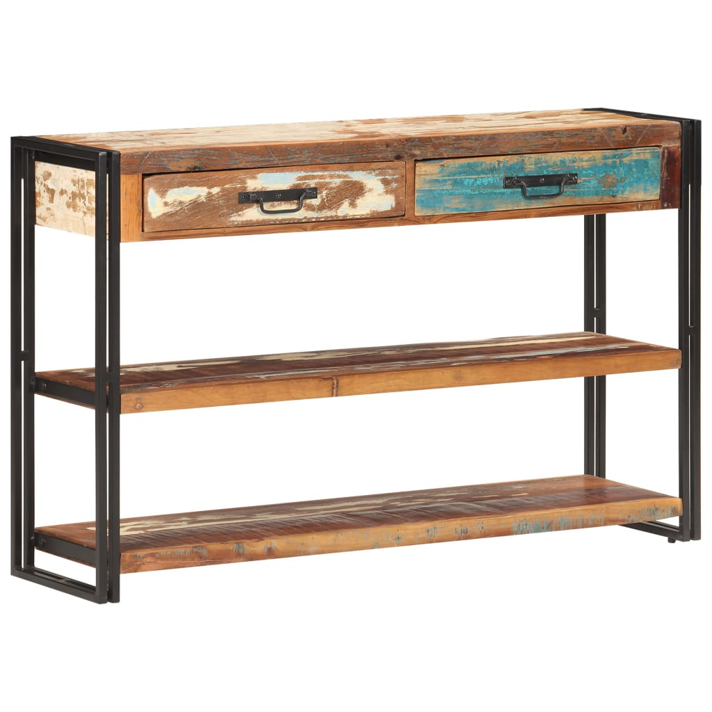 vidaXL Sideboard 120x30x75 cm Recyceltes Massivholz