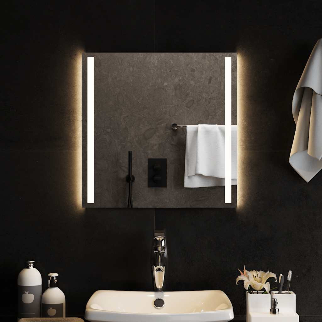 vidaXL LED-Badspiegel 50x50 cm