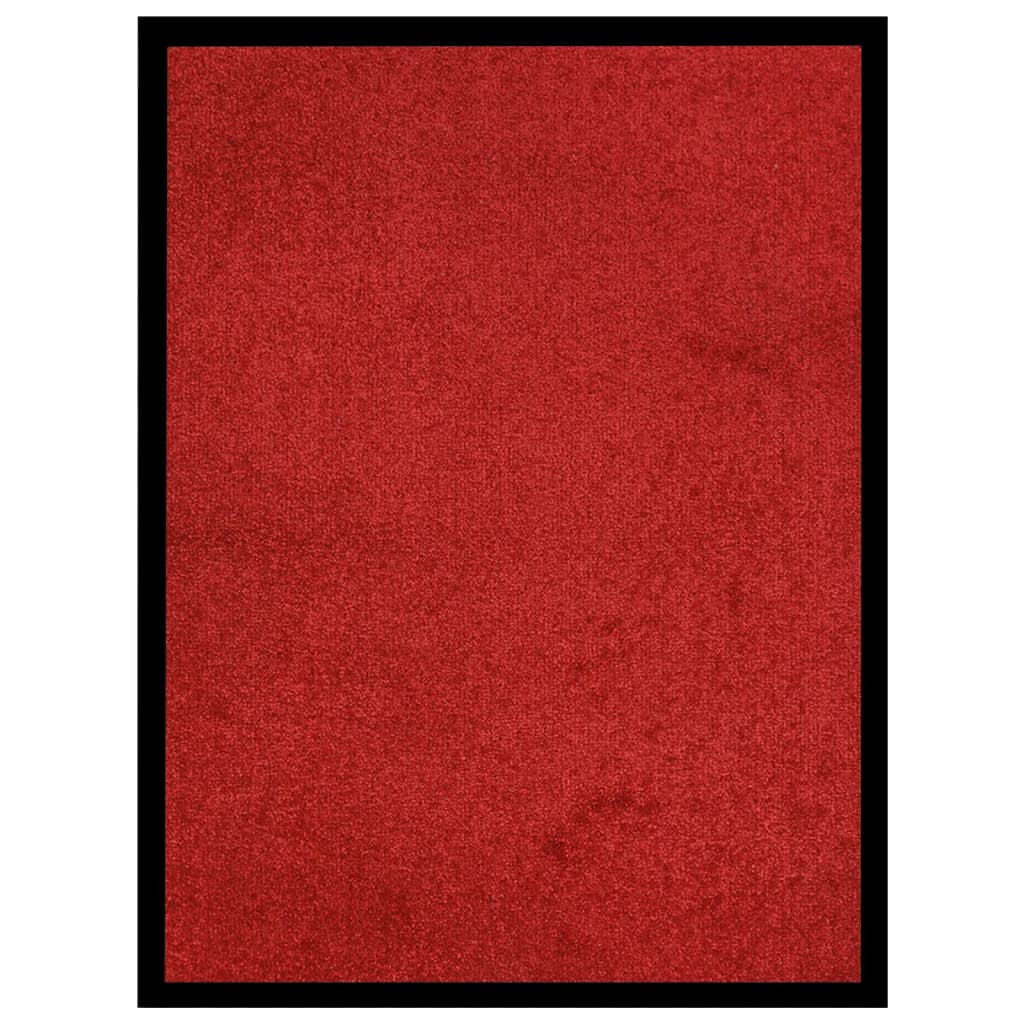 vidaXL Fußmatte Rot 60x80 cm