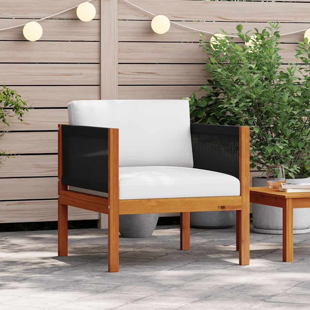 vidaXL Gartenstühle 2 Stk. Massivholz Akazie