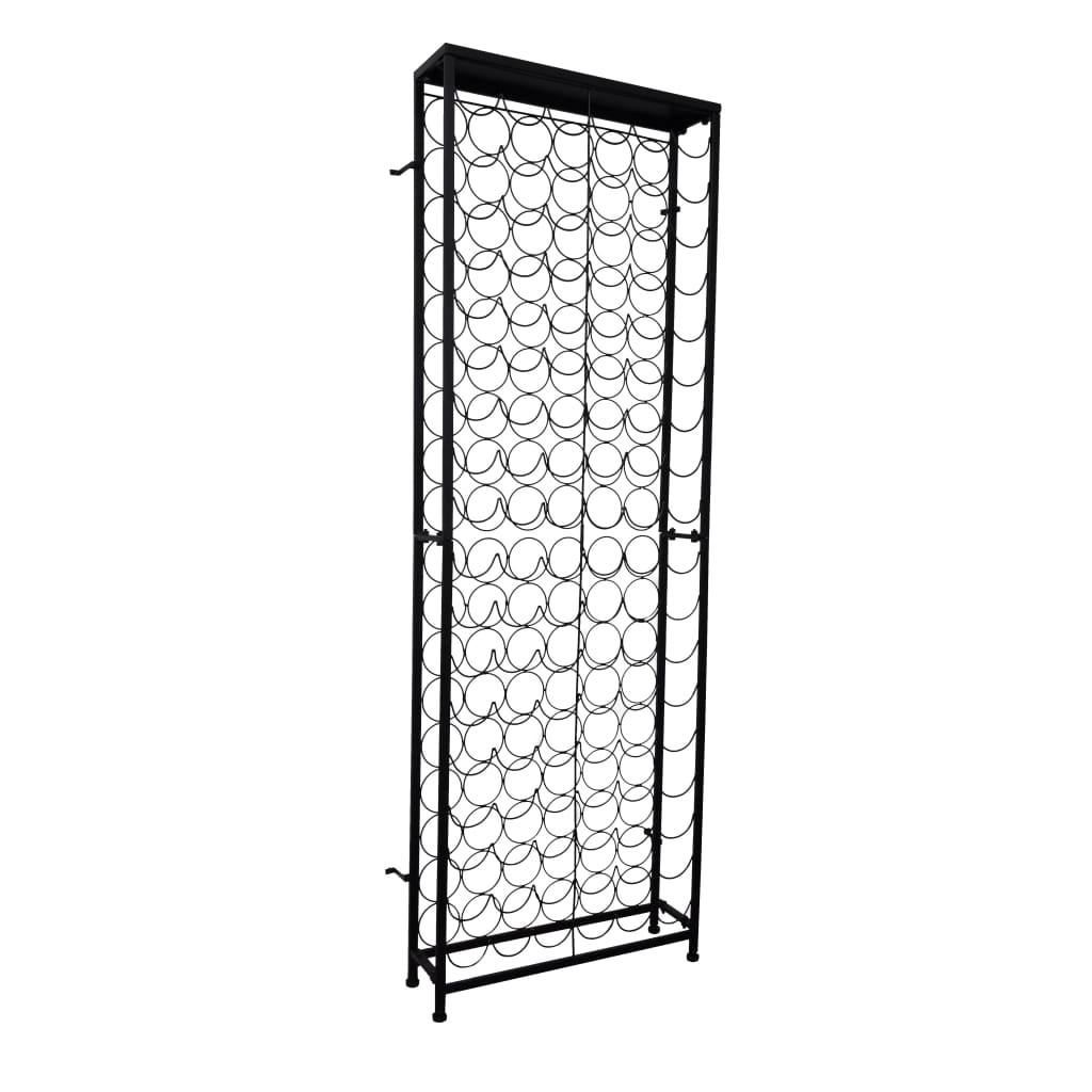 vidaXL Flaschenregal für 108 Flaschen Metall