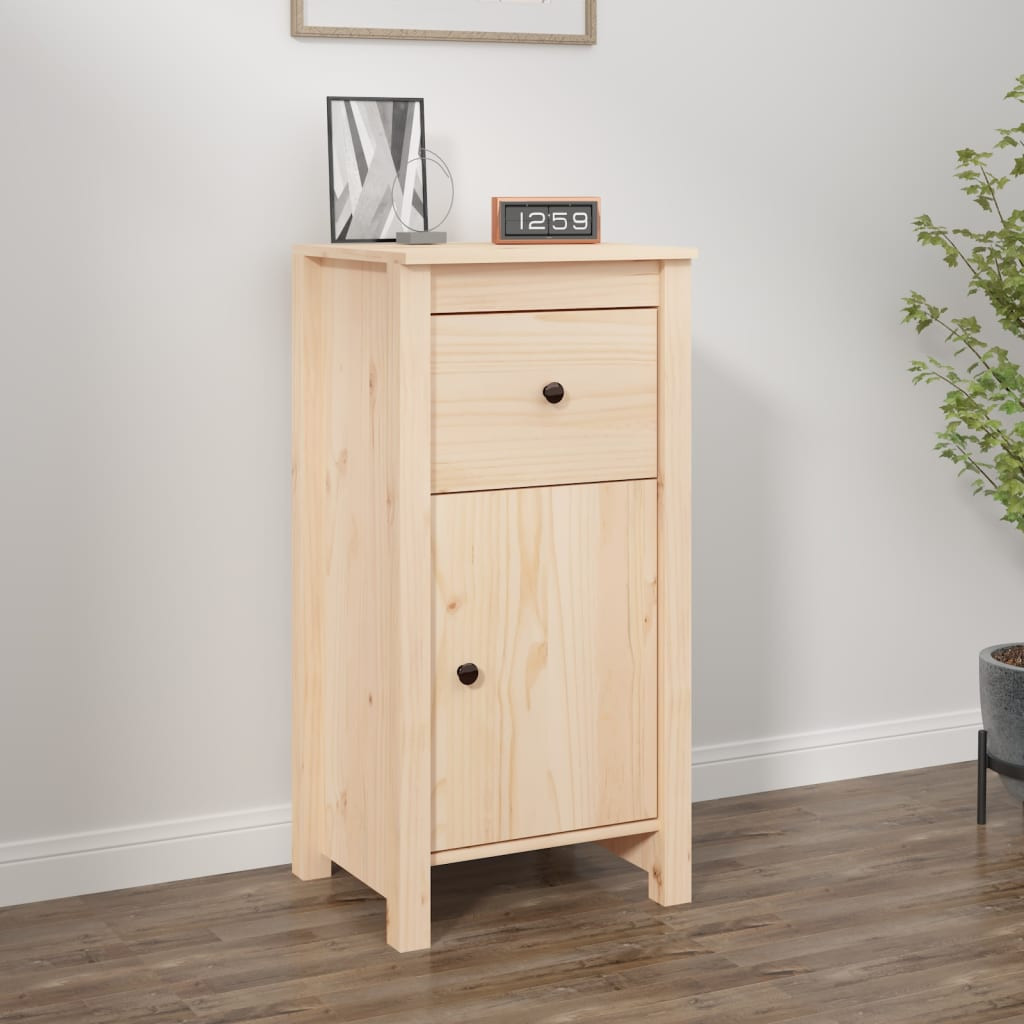vidaXL Sideboard 40x35x80 cm Massivholz Kiefer