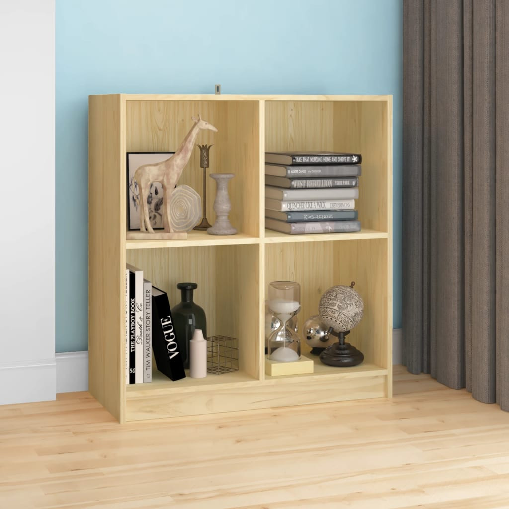 vidaXL Sideboard 70x33x76 cm Massivholz Kiefer
