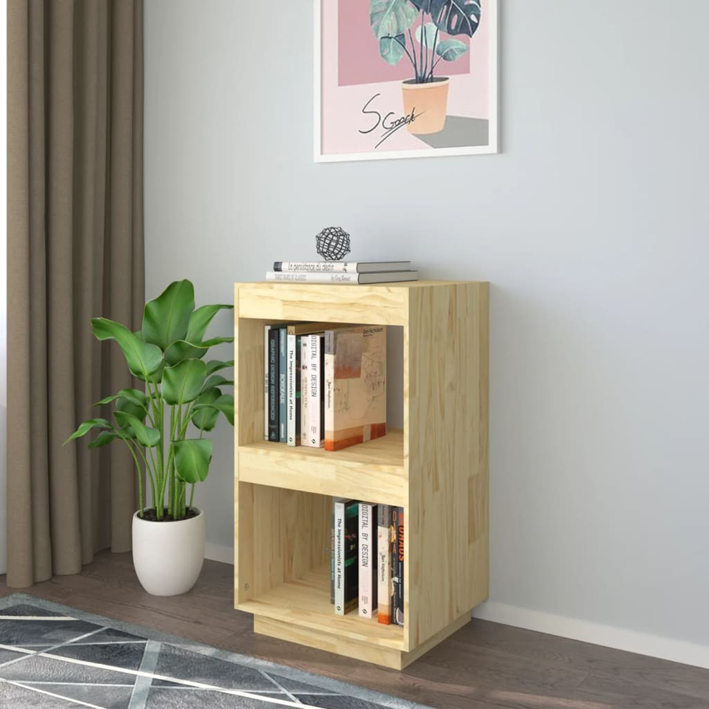 vidaXL Bücherregal 40x35x71 cm Massivholz Kiefer
