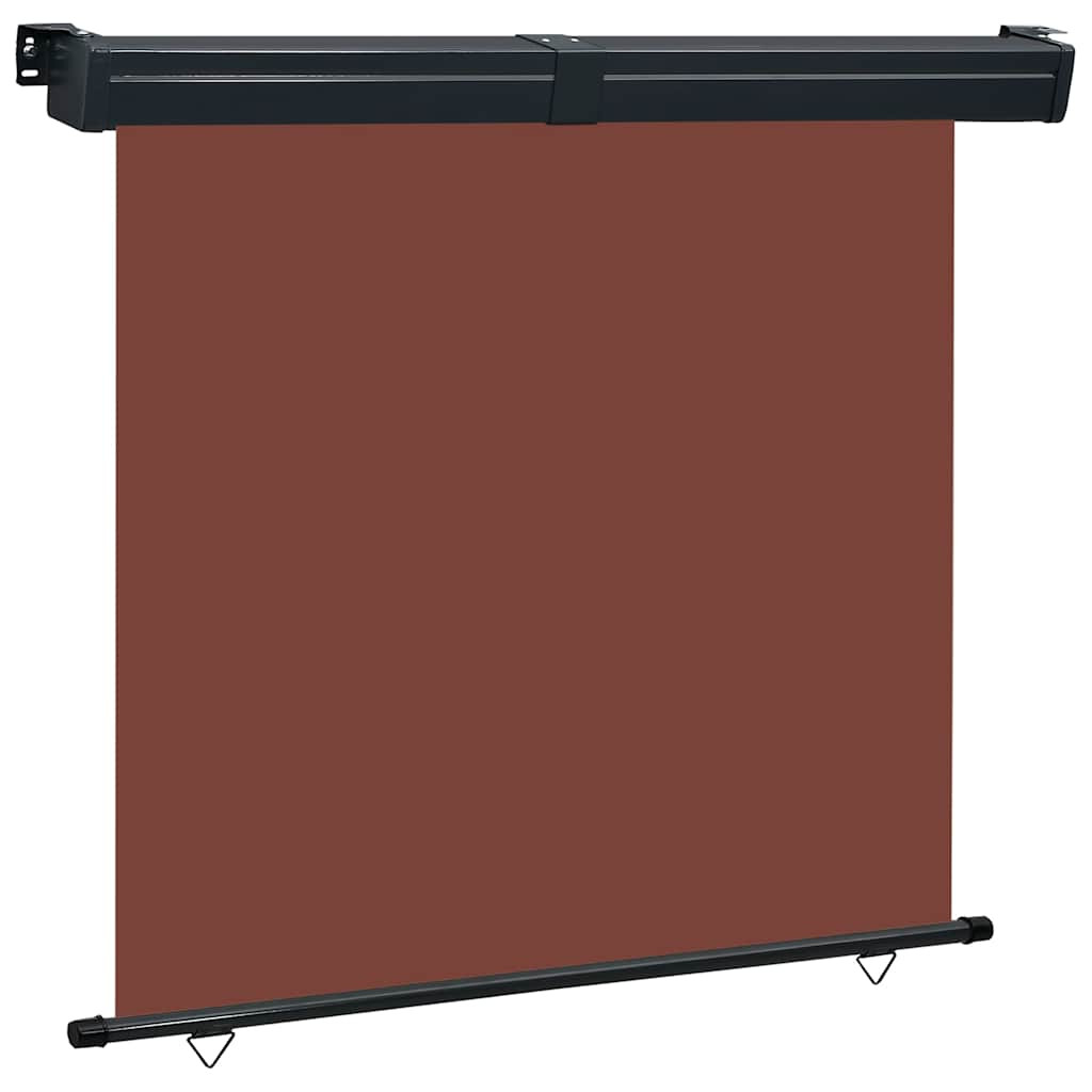 vidaXL Balkon-Seitenmarkise 175x250 cm Braun