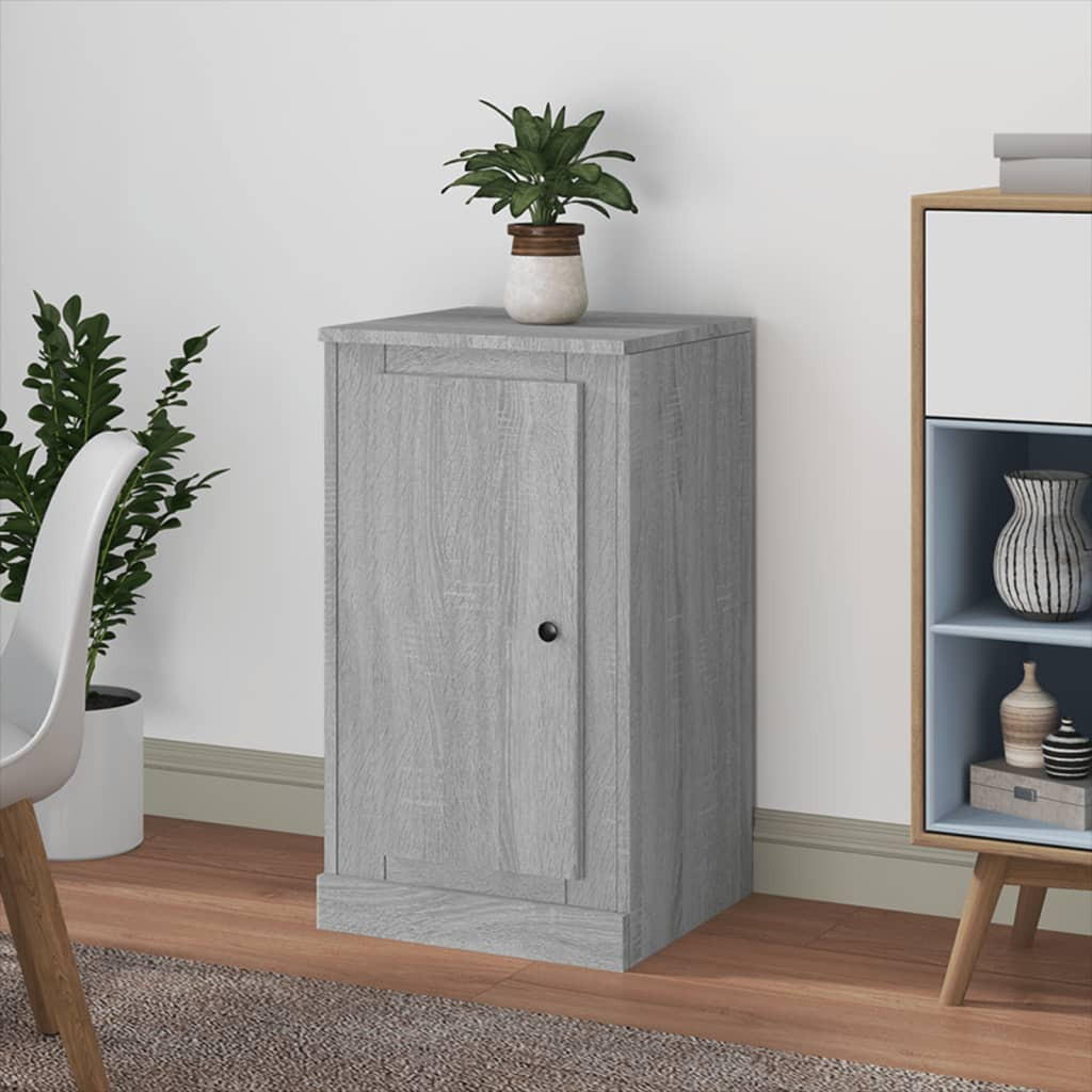 vidaXL Sideboard Grau Sonoma 37,5x35,5x67,5 cm Holzwerkstoff