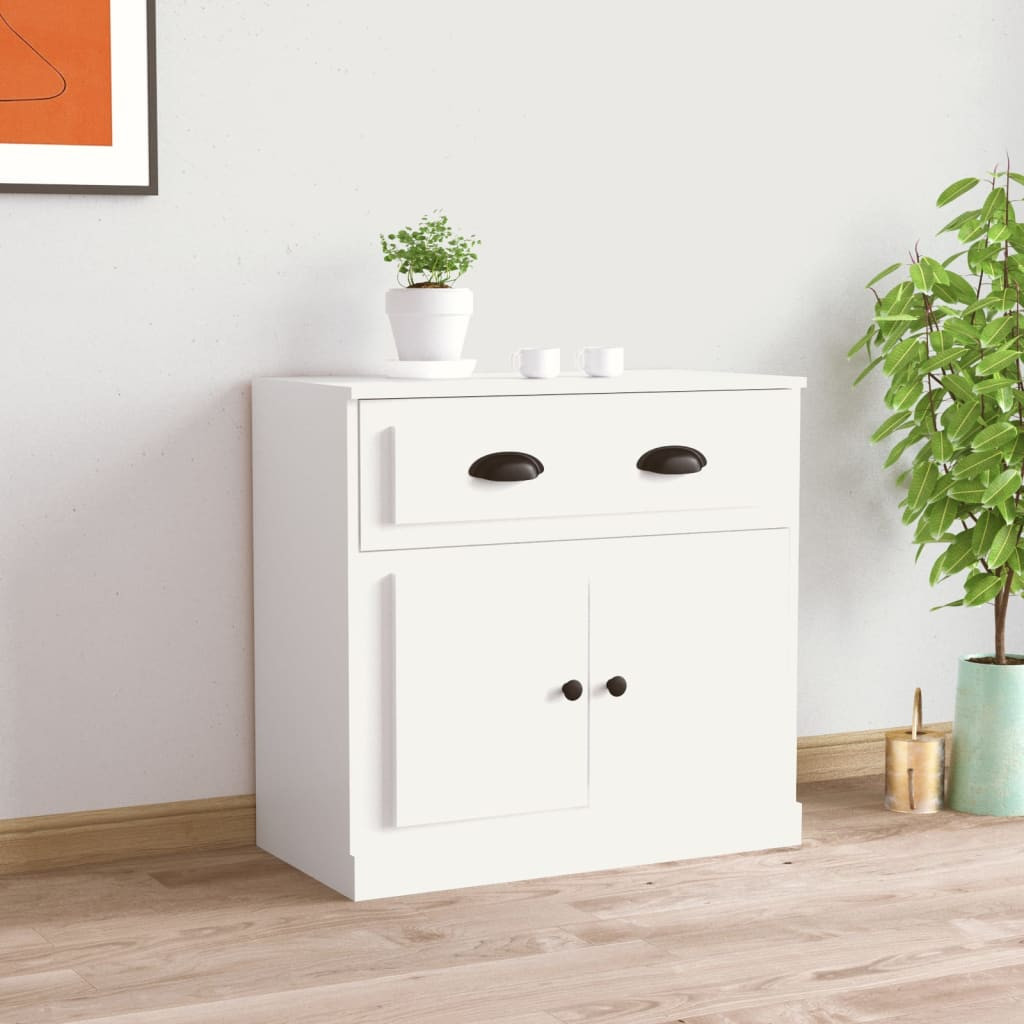 vidaXL Sideboard Weiß 70x35,5x67,5 cm Holzwerkstoff