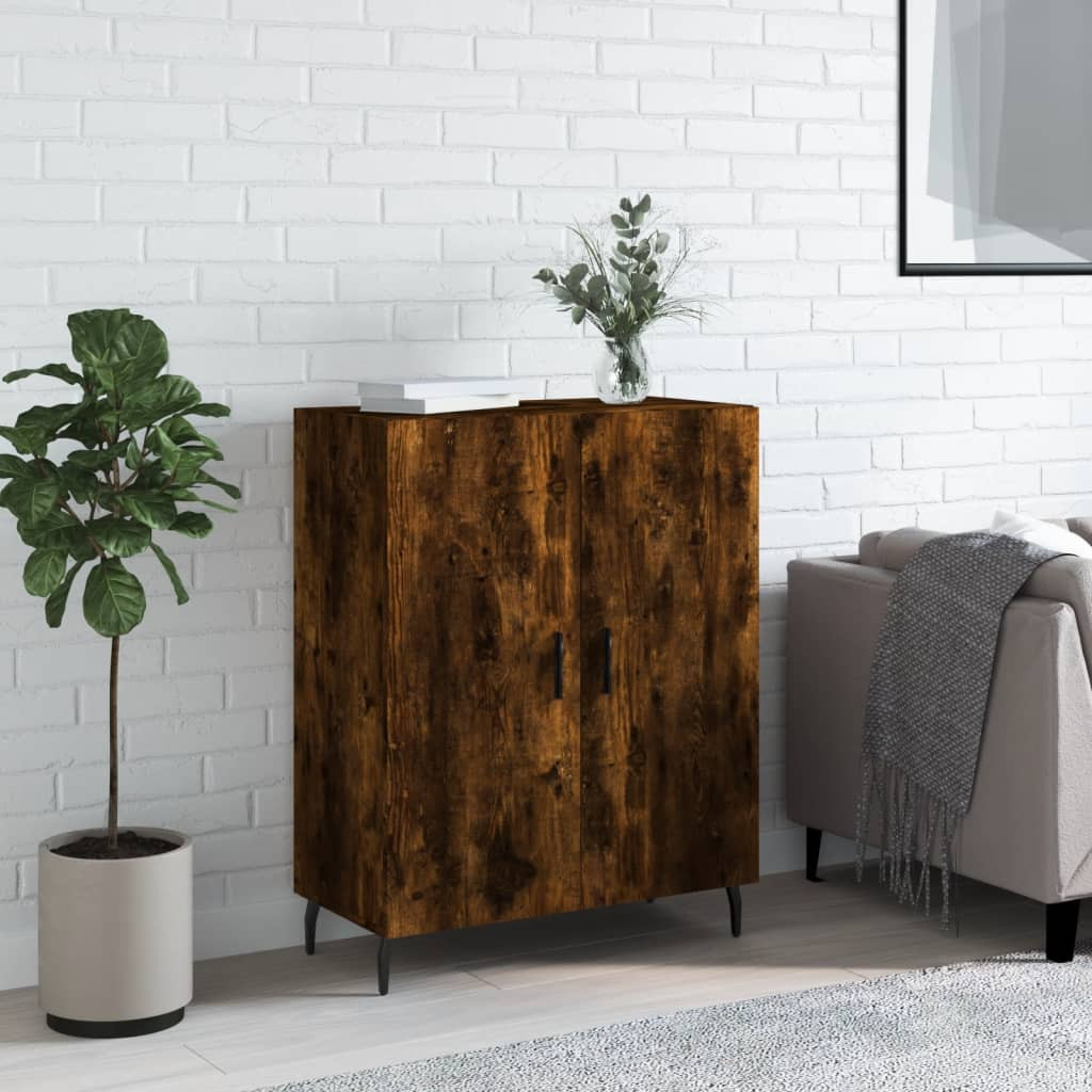 vidaXL Sideboard Räuchereiche 69,5x34x90 cm Holzwerkstoff
