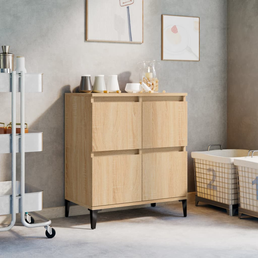 vidaXL Sideboard Sonoma-Eiche 60x35x70 cm Holzwerkstoff
