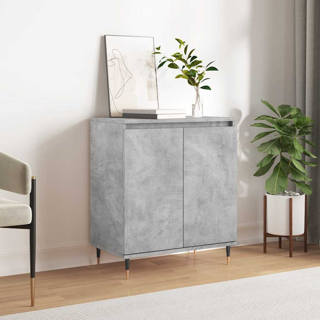 vidaXL Sideboard Betongrau 60x35x70 cm Holzwerkstoff