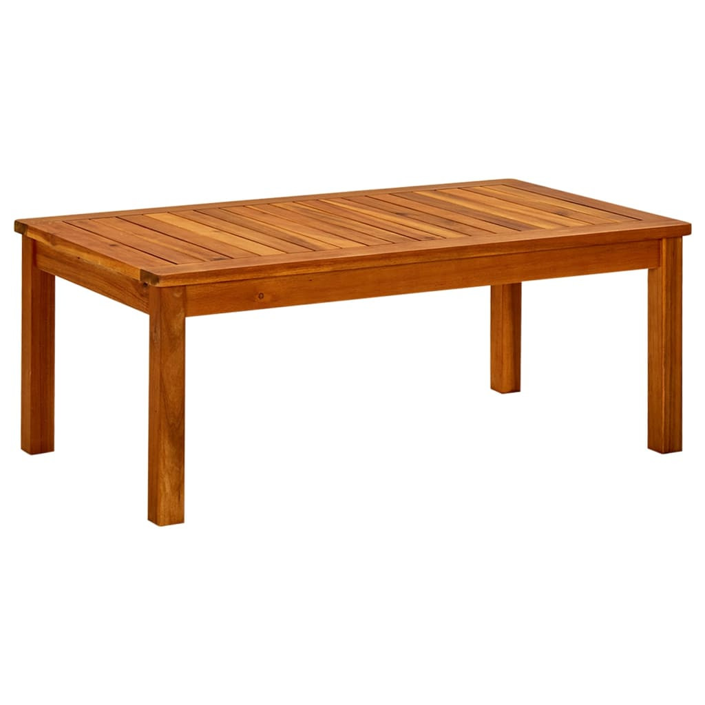 vidaXL Garten-Couchtisch 90x50x36 cm Massivholz Akazie