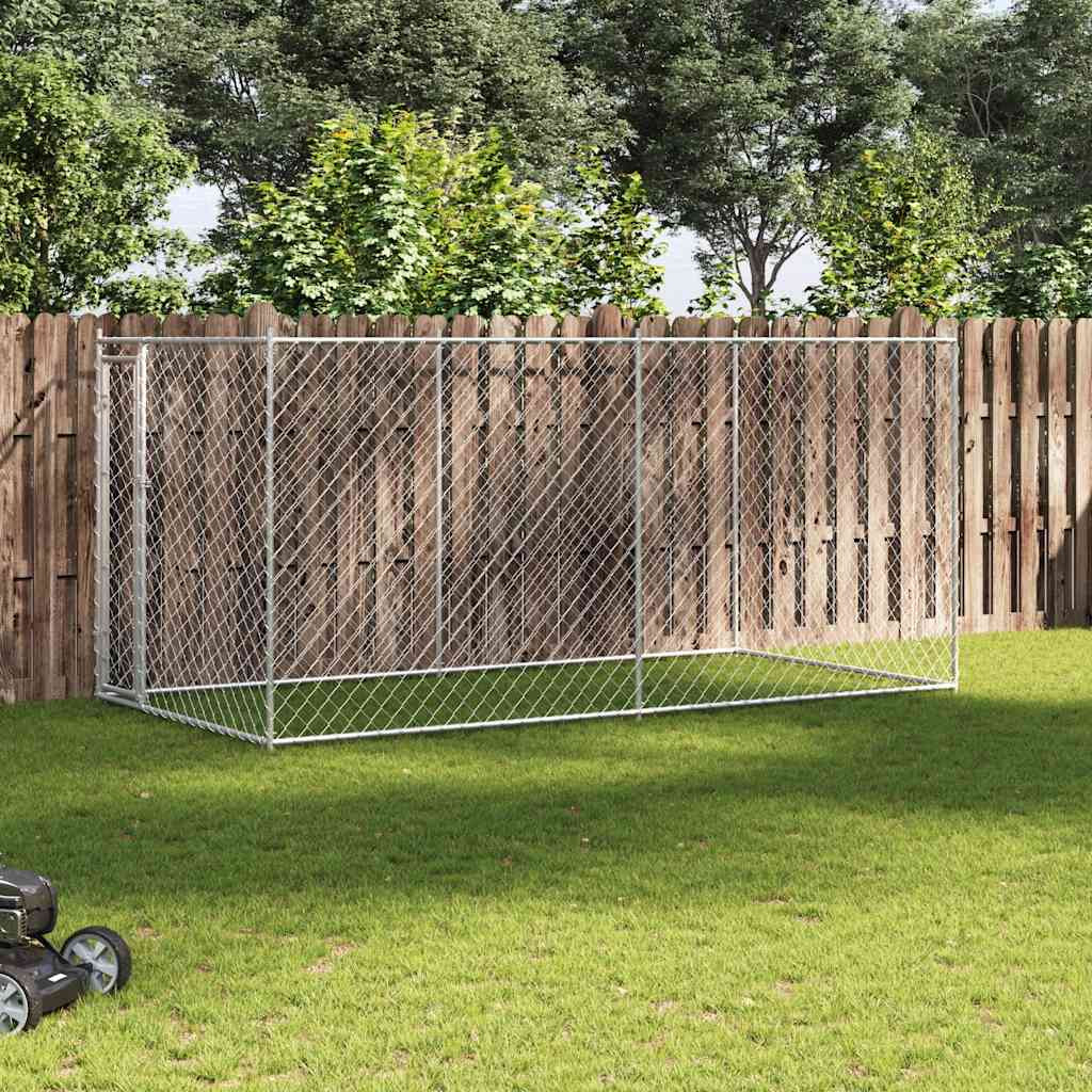 vidaXL Outdoor-Hundezwinger 382x192x185 cm