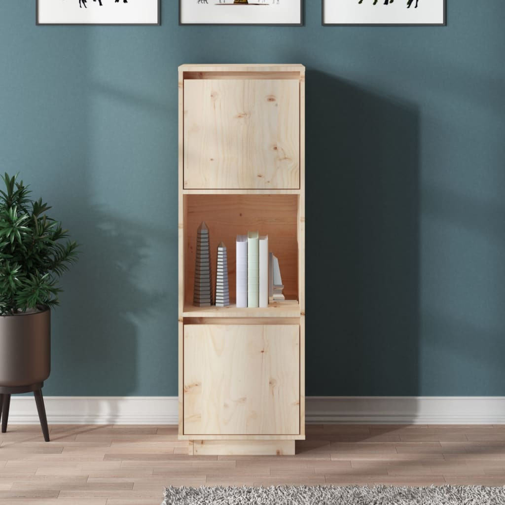 vidaXL Highboard 38x35x117 cm Massivholz Kiefer