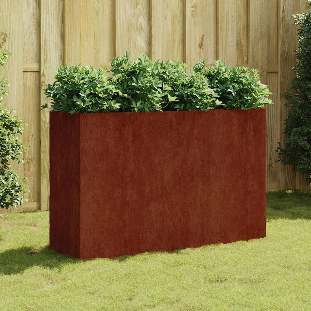 vidaXL Hochbeet 120x40x80 cm Cortenstahl