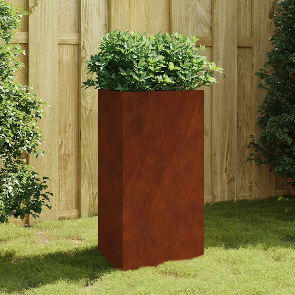 vidaXL Pflanzkübel 50x43x75 cm Cortenstahl