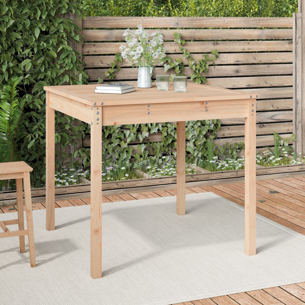 vidaXL Gartentisch 82,5x82,5x76 cm Massivholz Kiefer