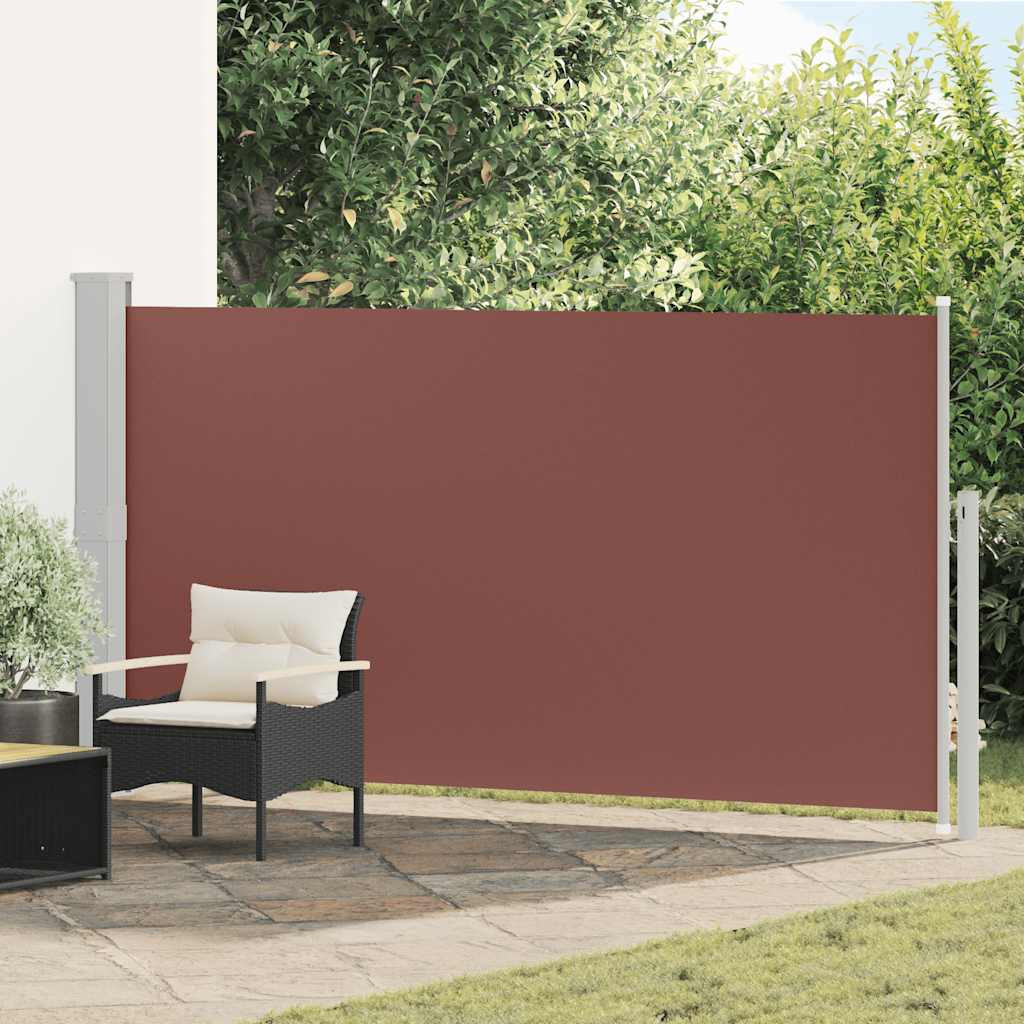 vidaXL Ausziehbare Seitenmarkise 160x300 cm Braun