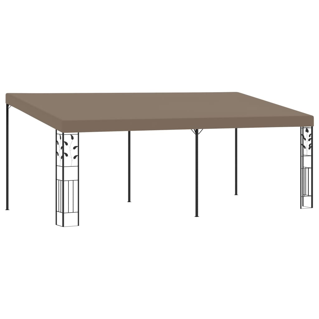 vidaXL Wand-Pavillon 6x3x2,5 m Taupe