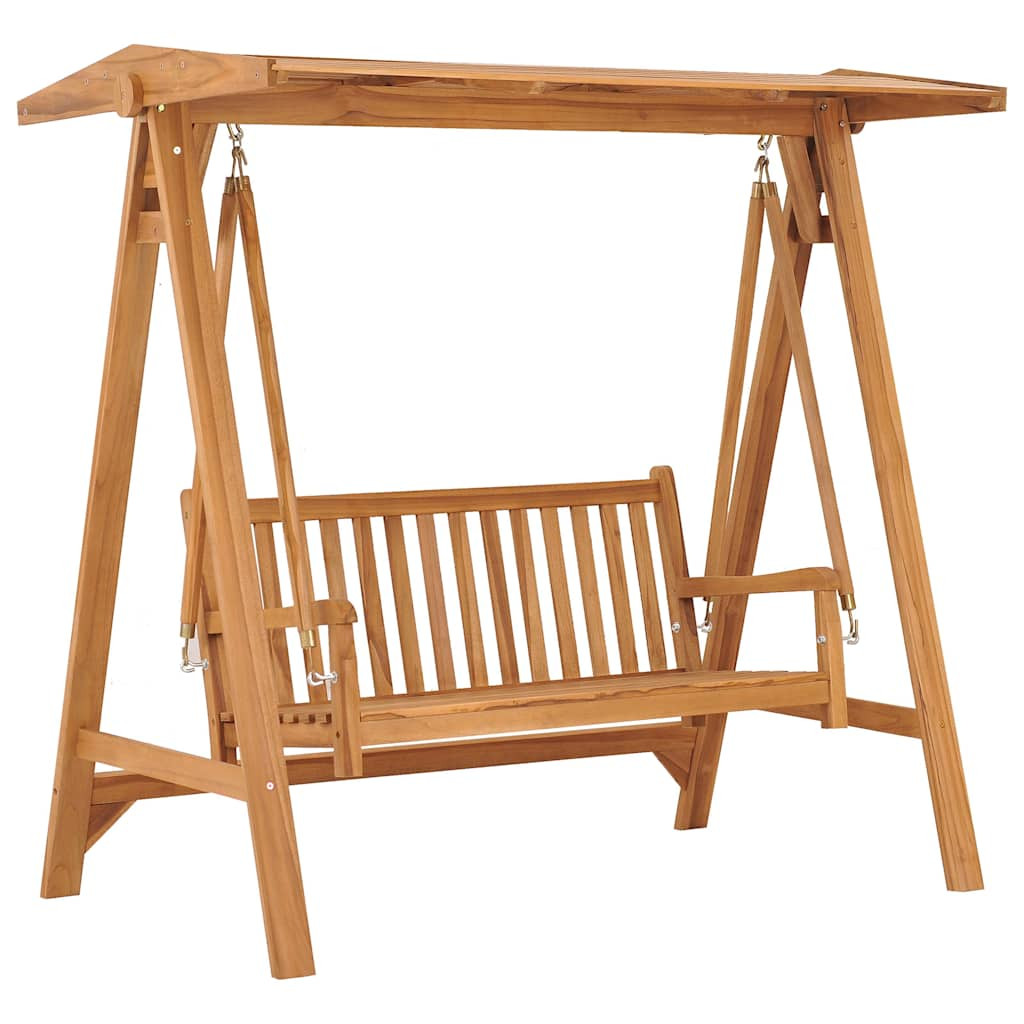 vidaXL Hollywoodschaukel 174 cm Massivholz Teak