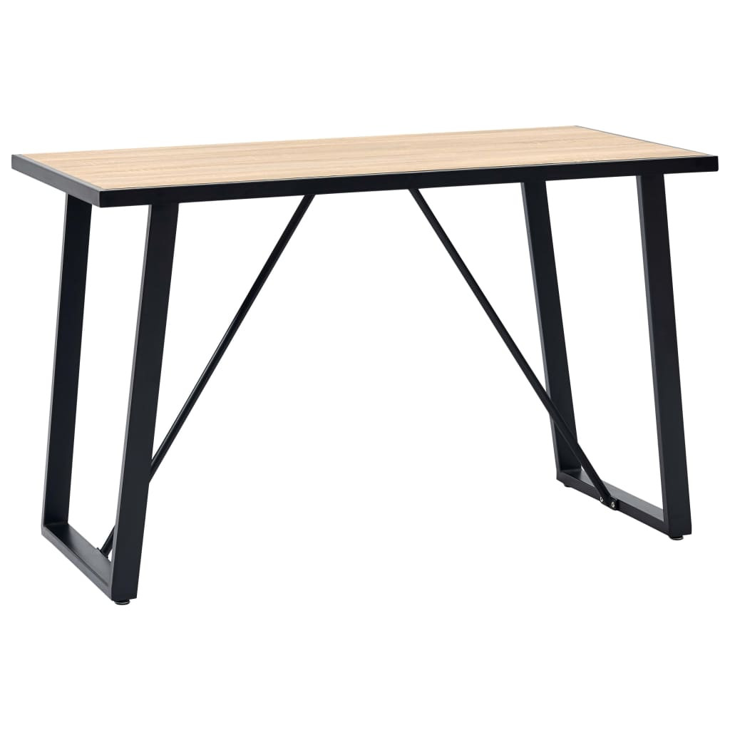 vidaXL Esstisch Eichenfarbe 120x60x75 cm MDF