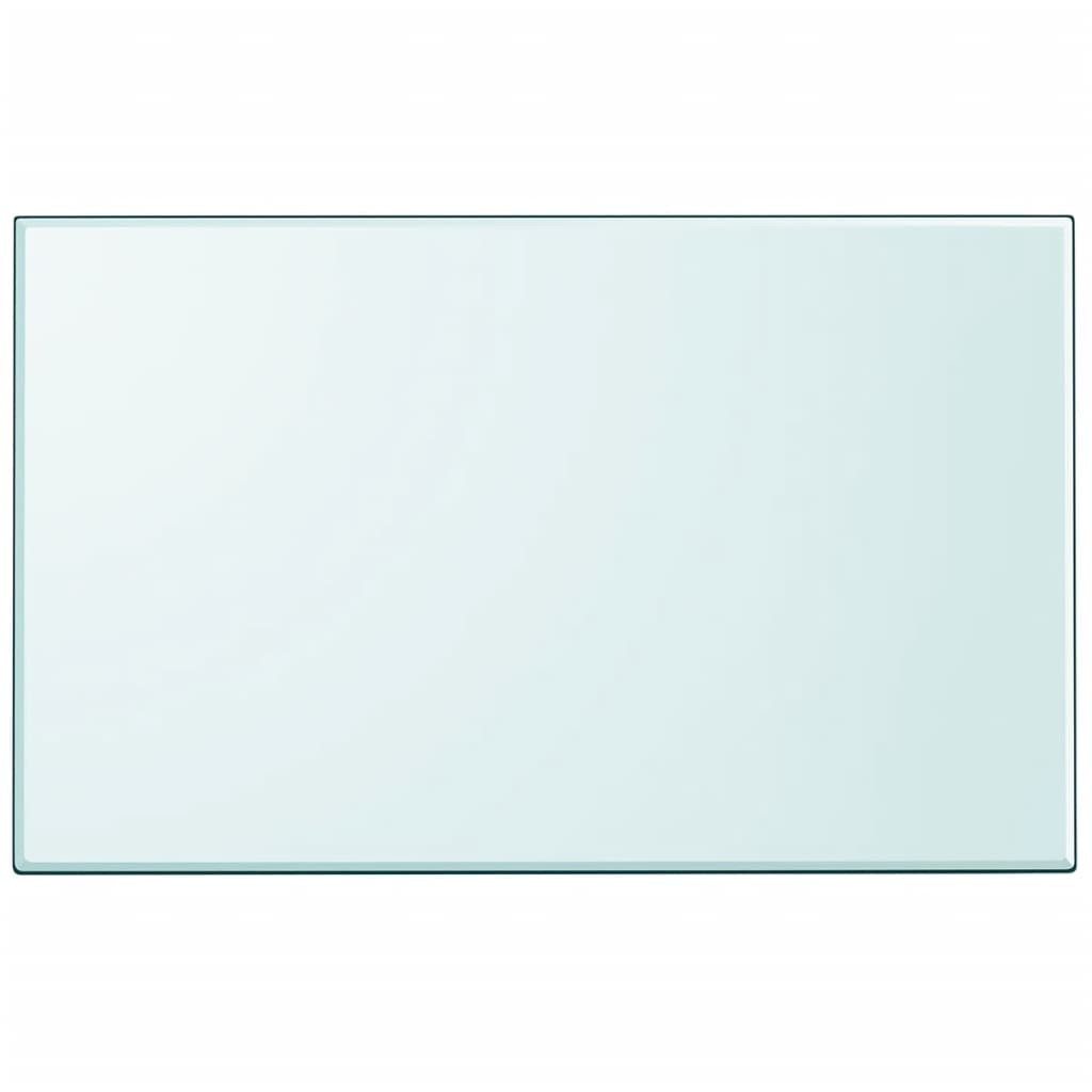 vidaXL Tischplatte aus gehärtetem Glas rechteckig 1000x620 mm