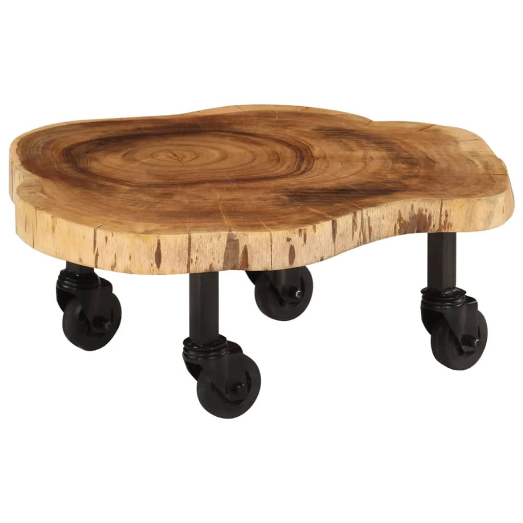 vidaXL Couchtisch Massivholz Akazie 60x55x25 cm