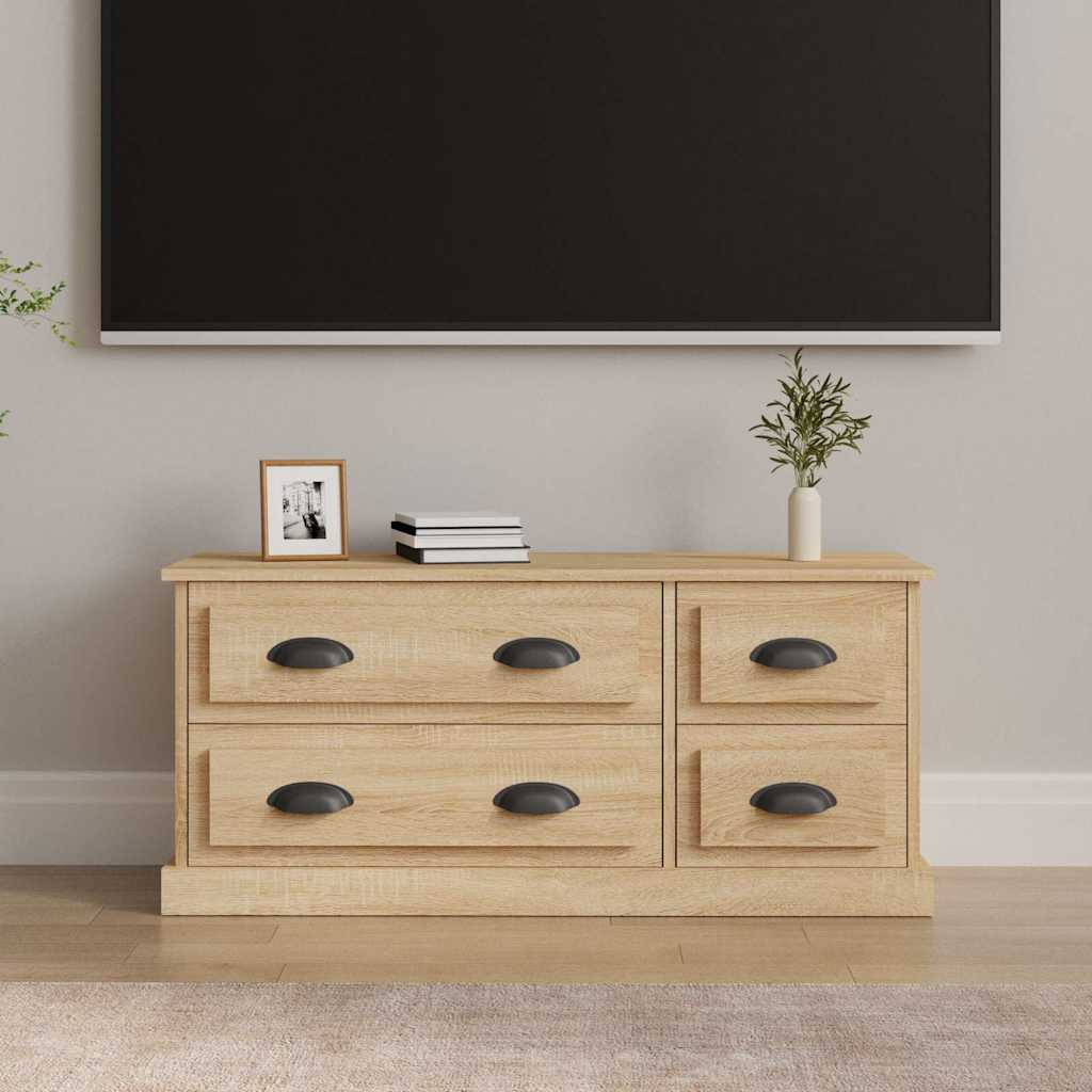 vidaXL TV-Schrank Sonoma-Eiche 100x35,5x45 cm Holzwerkstoff