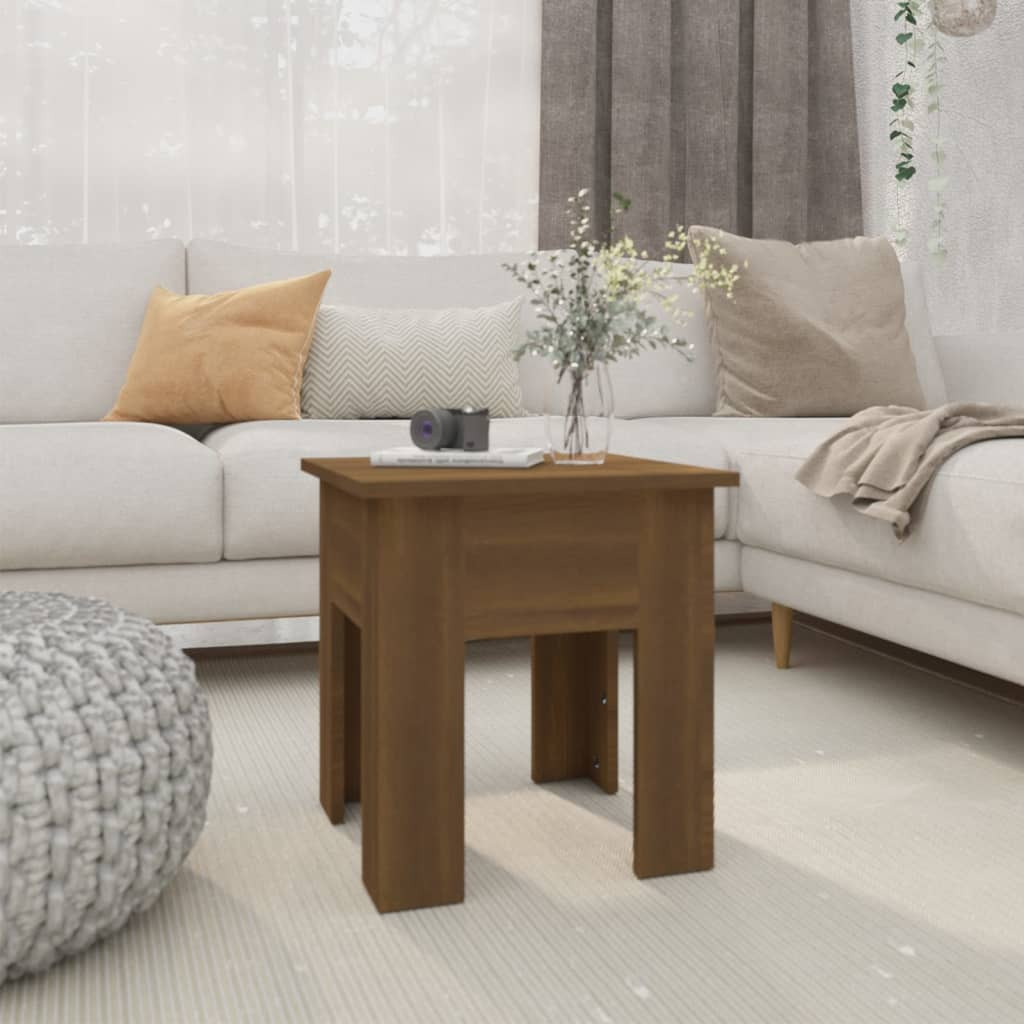 vidaXL Couchtisch Braun Eichen-Optik 40x40x42 cm Holzwerkstoff