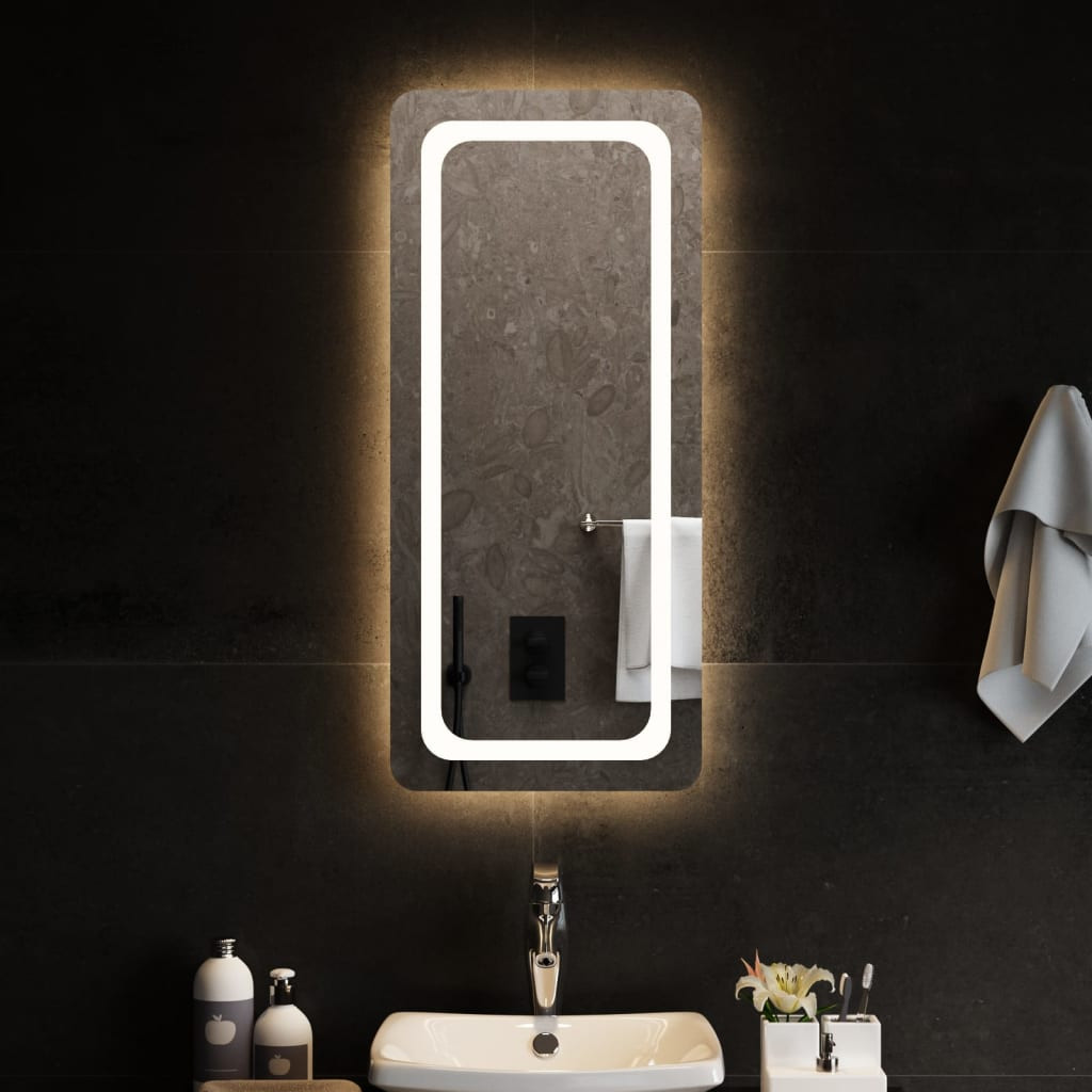 vidaXL LED-Badspiegel 40x90 cm