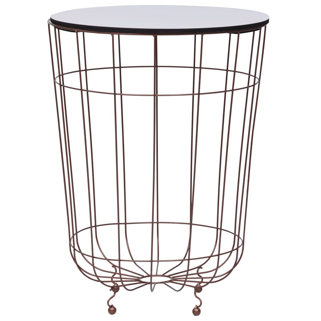 vidaXL Couchtisch Golden Ø 40 cm