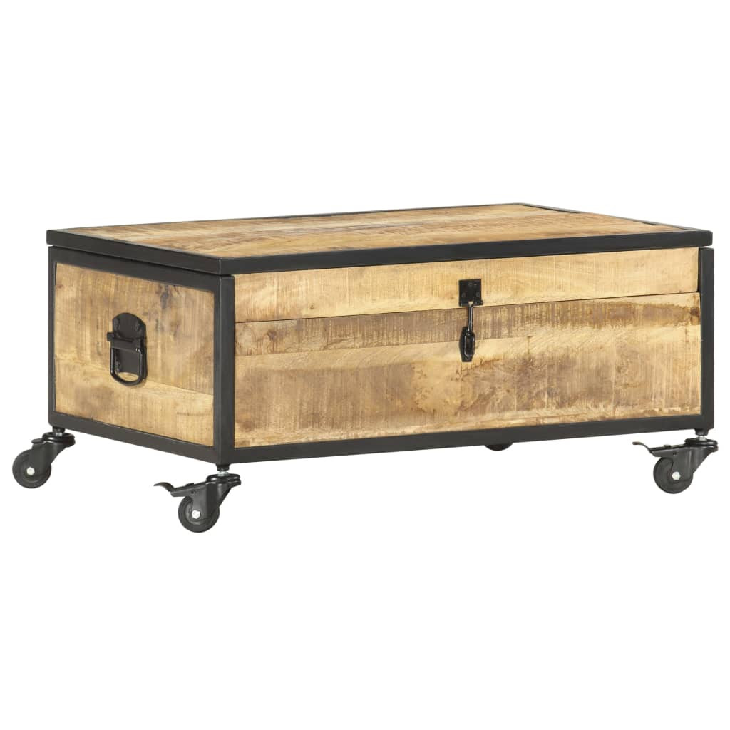 vidaXL Couchtisch 70x50x33 cm Massivholz Mango