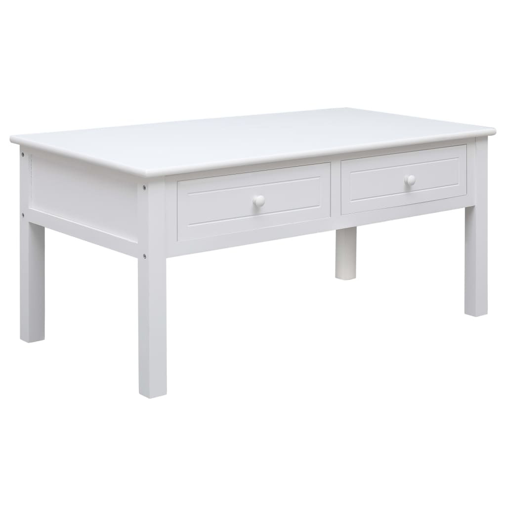 vidaXL Couchtisch Weiß 100 x 50 x 45 cm Holz
