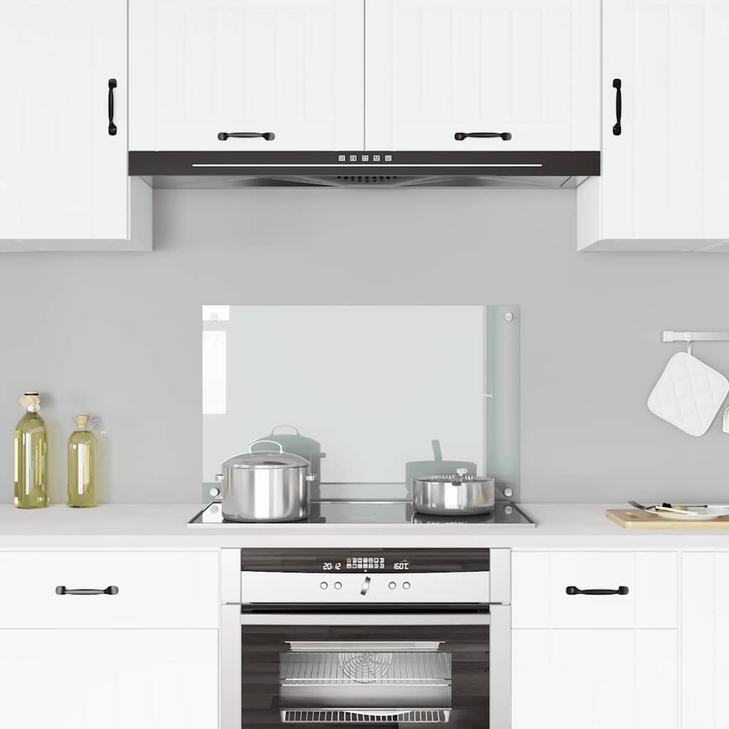 vidaXL Küchenrückwand Transparent 80×50 cm Hartglas