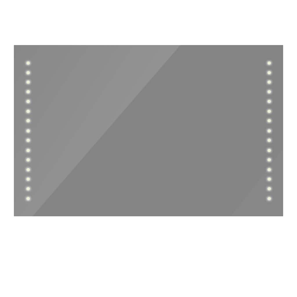vidaXL Badspiegel 100×60 cm mit LED-Leuchten