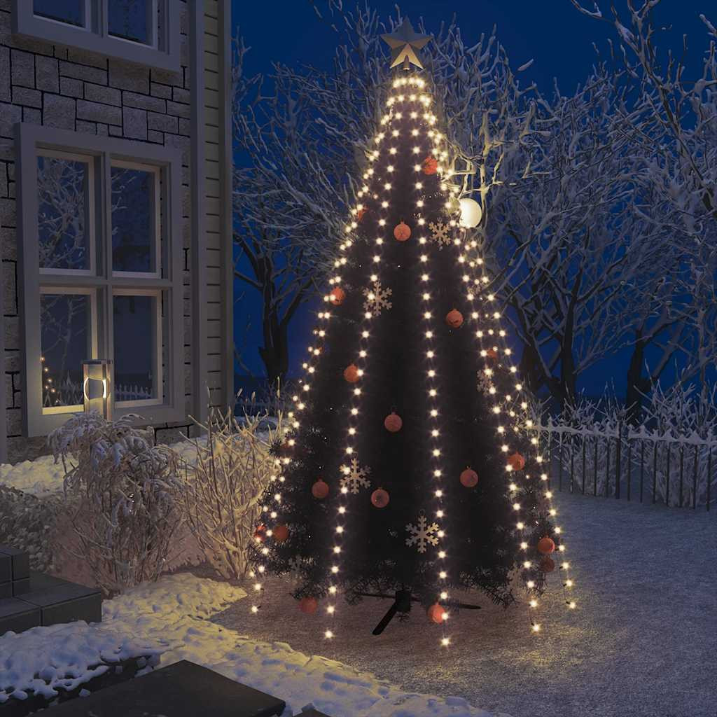 vidaXL Weihnachtsbaum-Lichternetz mit 300 LEDs 300 cm