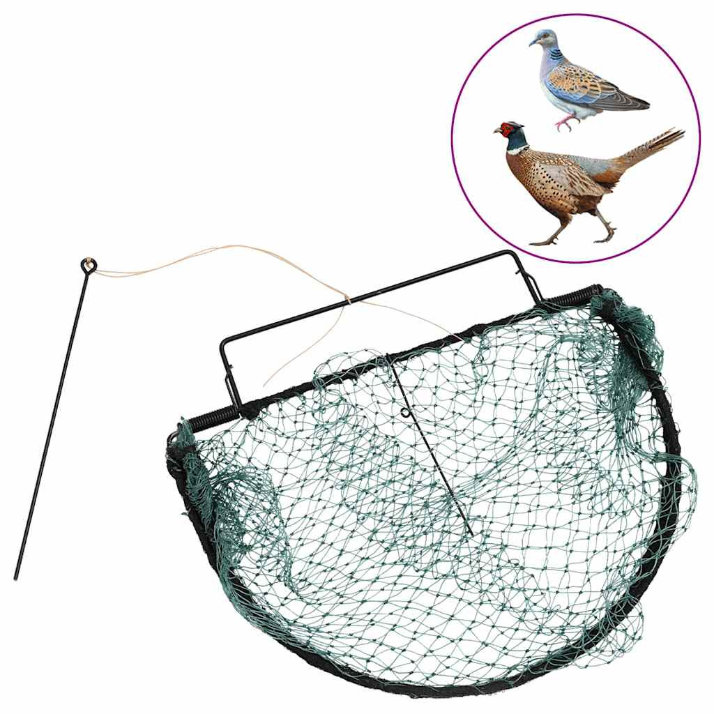 vidaXL Vogelfalle Grün 40 cm Stahl