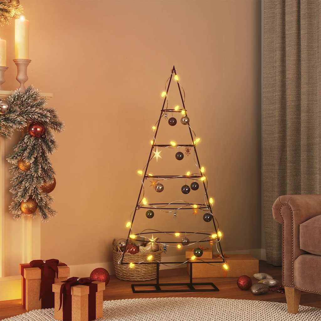 vidaXL | Metall Weihnachtsbaum | 125 cm Pulverbeschichteter Stahl