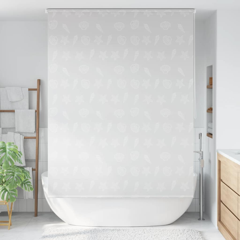 vidaXL Duschrollo 160x240 cm Seesternmuster