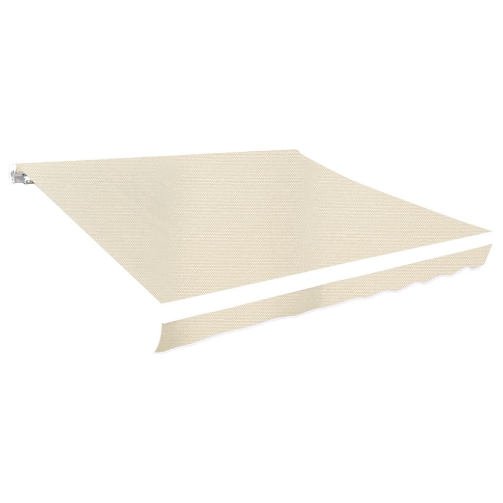 vidaXL Ersatzstoff für Markise Creme 3,5x2,5 m Polyester