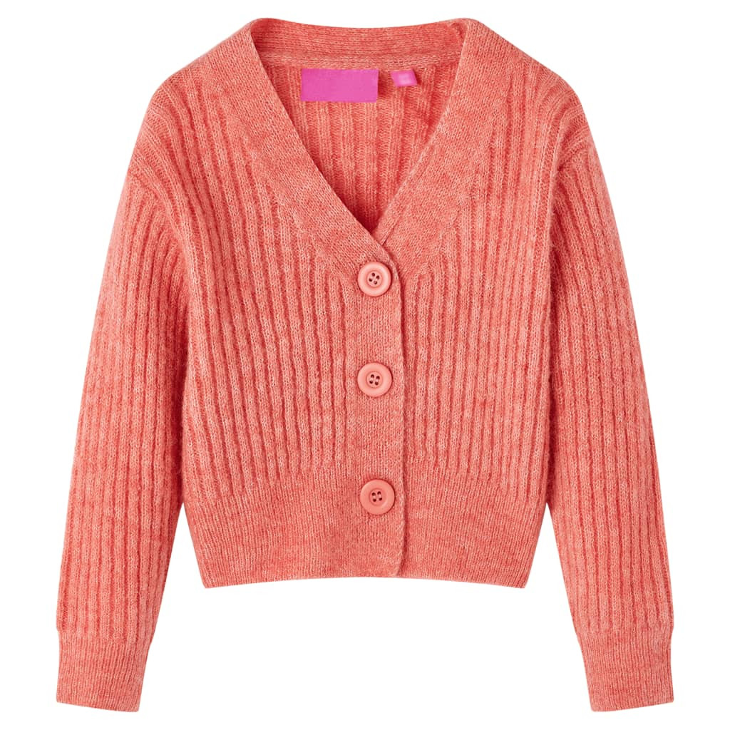 Kinder-Strickjacke Mittelrosa 116