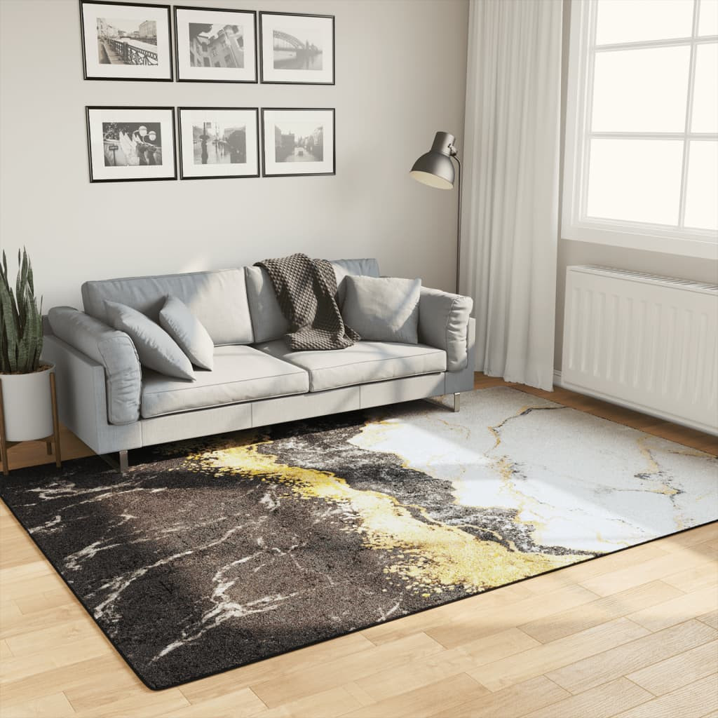 vidaXL Teppich Waschbar Mehrfarbig 160x230 cm