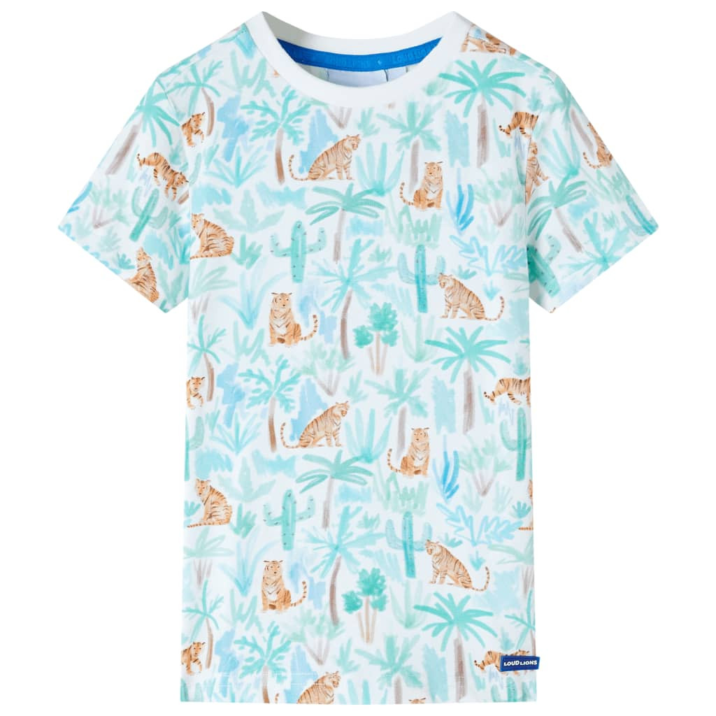Kinder-T-Shirt Ecru 140