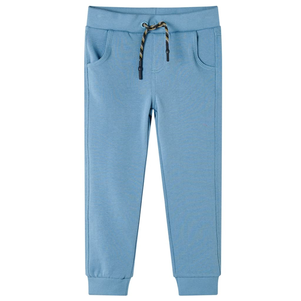 Kinder-Trainingshose Mittelblau 140