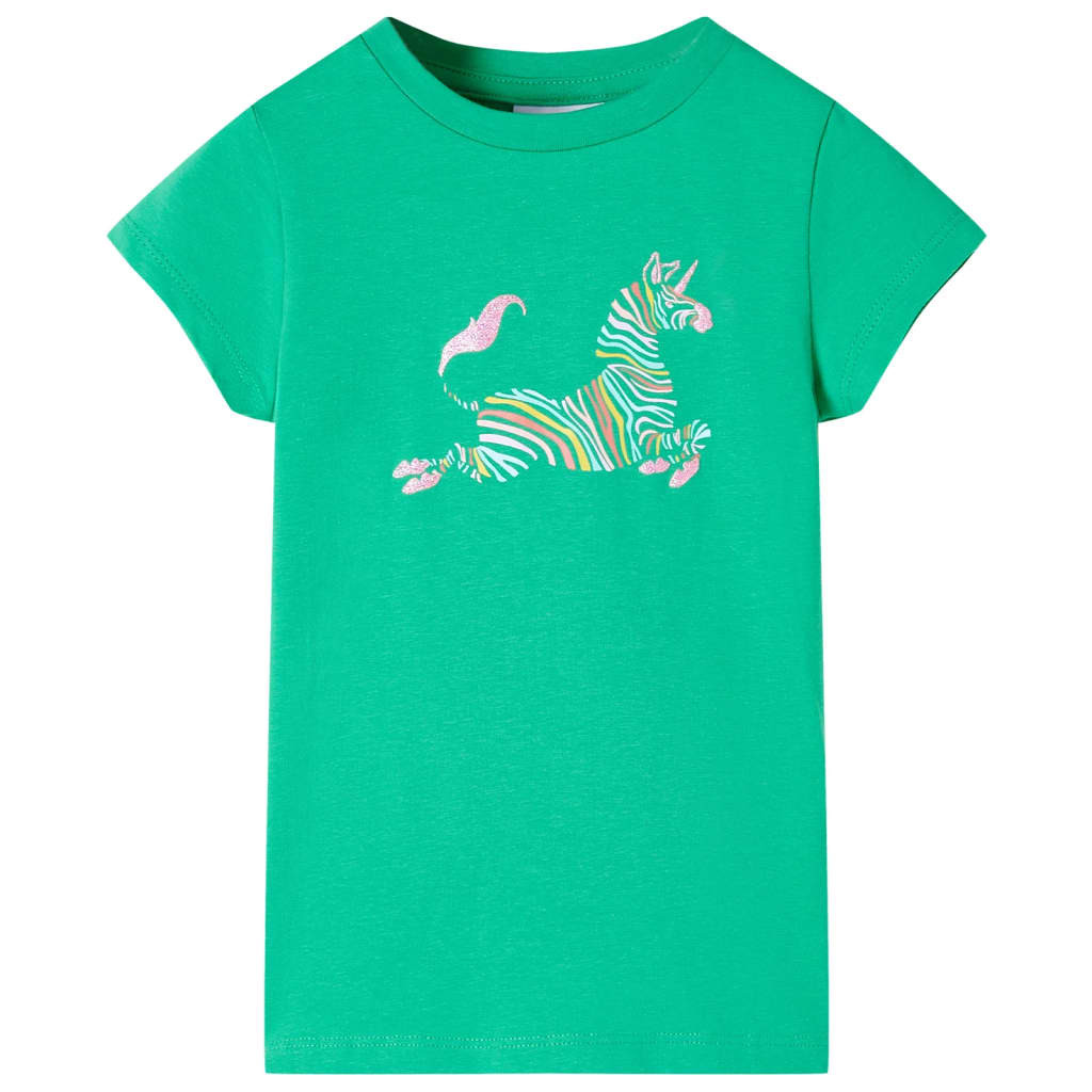 Kinder-T-Shirt Grün 140