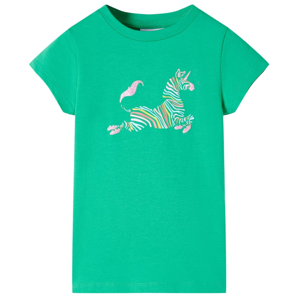Kinder-T-Shirt Grün 116